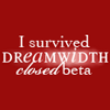domtheknight: closed beta survival (text: i survived closed beta) domtheknight: text: i survived closed beta (closed beta survival)