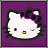 purple Hello Kitty